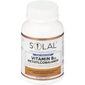 SOLAL METHYCOBALAMIN VIT B12 1MG 60