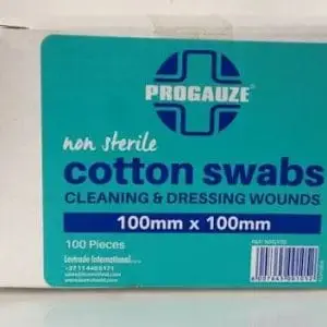 GAUZE SWABS 100MM 8PLY 100 (LEVT)