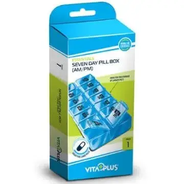 VITAPLUS BILL BOX SEVEN DAY AM/PM