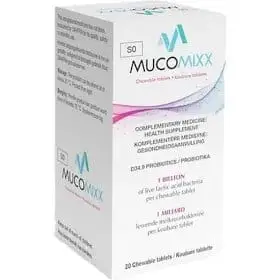 MUCOMIXX PROBIOTIC CHEW TABS 20