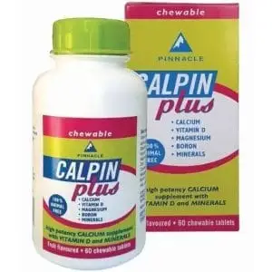 PINNACLE CALPIN PLUS CHEW TABS 60