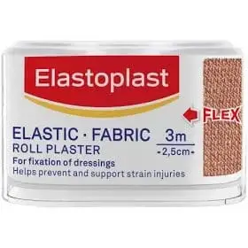 FABRIC ROLL PLASTER 25MM X 3M BSN