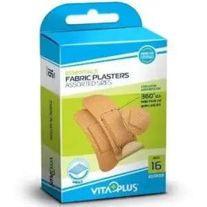 VITAPLUS PLASTER FAB 16 ASSORTED