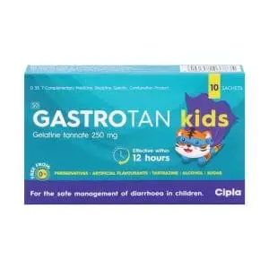 GASTROTAN KIDS 250MG SAC 10
