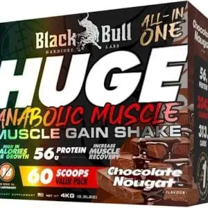 NUTRITECH BLACK BULL HUGE 4KG CHOC NOUGAT