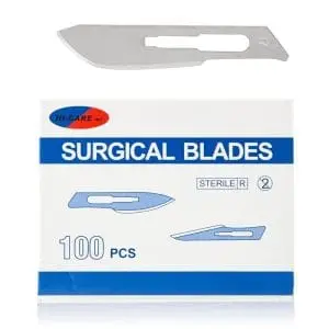 SURGICAL BLADES NO 21 100