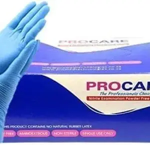 GLOVES NATRILE P/F 100 S PROCARE