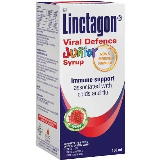 LINCTAGON VIRAL DEFENSE JUNIOR SYRUP 150ML