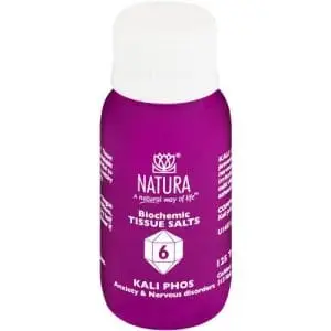 NATURA KALI PHOS TISSUE SALTS 6 TABS 125