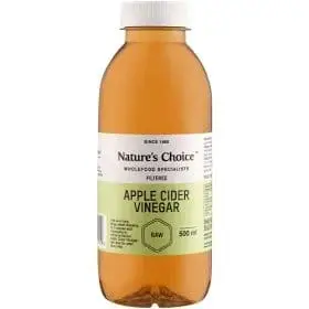 NATURES CHOICE APPLE CIDER VINEGAR 500ML