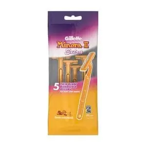 MINORA 2 TWIN BLADES DISPOSABLE RAZOR 5
