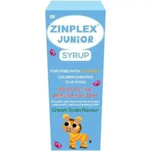 ZINPLEX JUNIOR SYRUP CREAM SODA 200ML