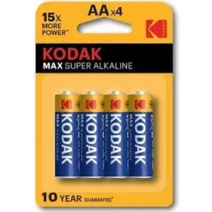 KODAK BATTERY MAX AA 4