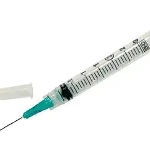SYRINGE 3ML 21G NEEDLE