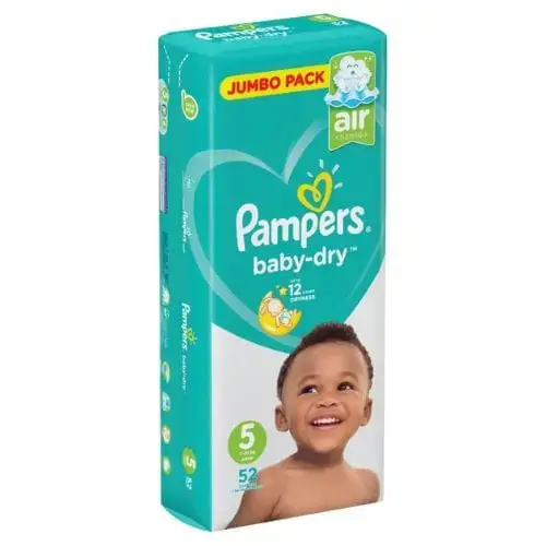 PAMPERS ACT BABY SZ 5 JP 52