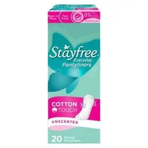 STAYFREE PLINERS 20 NORMAL COTTON