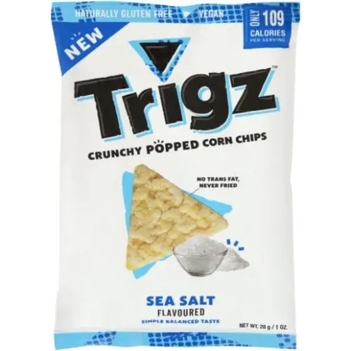 TRIGZ POPPED CORN 28G SEA SALT