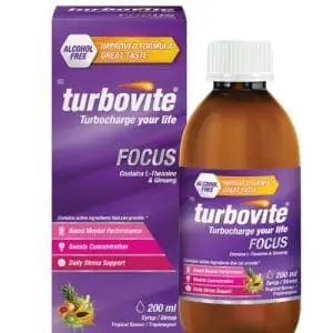 TURBOVITE FOCUS A/FREE SYR 200ML