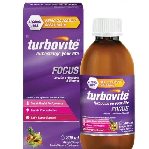 TURBOVITE FOCUS A/FREE SYR 200ML