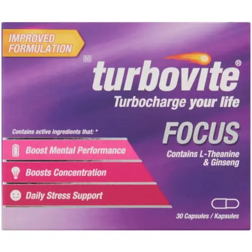 TURBOVITE FOCUS CAPS 30