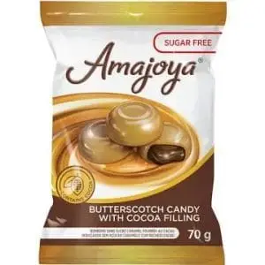 AMAJOYA FILLED SUGAR FREE 70G BUTTERSCOTCH