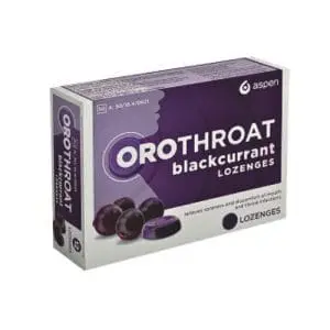 OROTHROAT PLUS LOZ 16 BLACKCURRANT