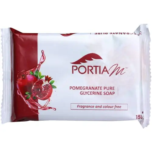 PORTIA M GLYCERINE SOAP 15 POMERGRANATE