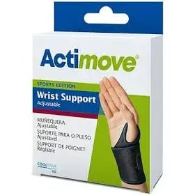 ACTIMOVE WRIST SUPPORT ADJUSTABLE BLK