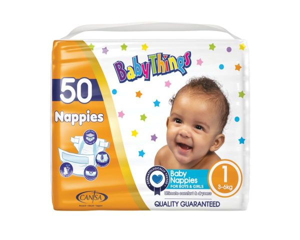 BABY THINGS DIAPERS MINI SZ1 50