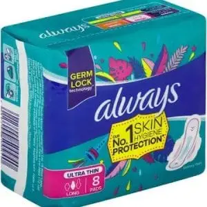 ALWAYS PADS ULTRA LONG PLUS 8