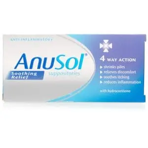 ANUSOL SUPP 12