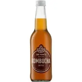 DR TOM KOMBUCHA 340ML COFFEE