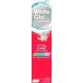 WHITE GLO TOOTHPASTE 75ML ADVANTAGE TOTAL CARE