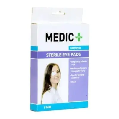 MEDIC EYE PADS 5 50MMX50MM
