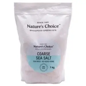 NATURES CHOICE SEA SALT COARSE 1KG