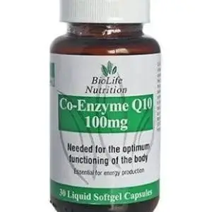 BIOLIFE COENZYME Q10 100MG CAPS 30