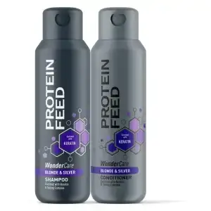 PROTEIN FEED 2X500ML BLONDE & SILVER