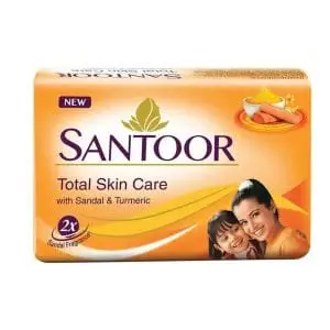 SANTOOR SANDALWOOD & TURMERIC SOAP 90G