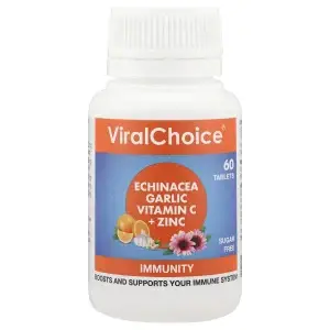 VIRALCHOICE ENCHINACEA G/ZINC+VIT C 60