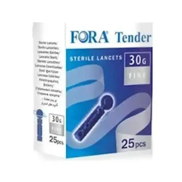 FORA TENDER NEEDLE STER LANCETS 25