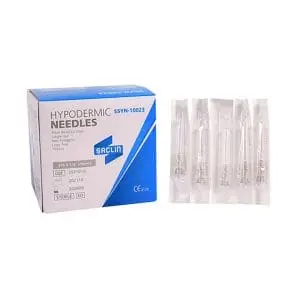 HYPODERMIC NEEDLE 27G 16MM SACLIN 100