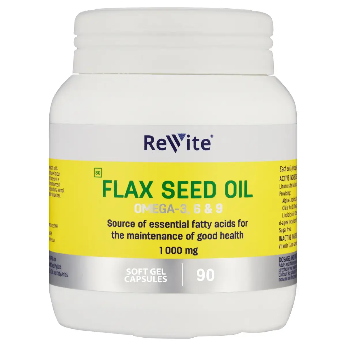 REVITE FLAX SDOIL 1000MG CAPS 90