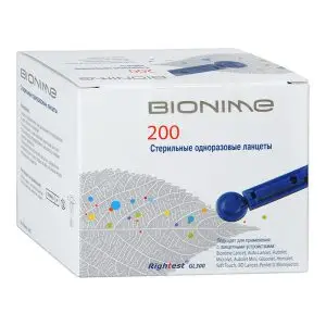 BIONIME GL300 LANCET 200