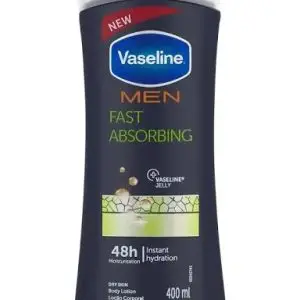 VASELINE BODY LOT 400ML MEN FAST ABSORBING