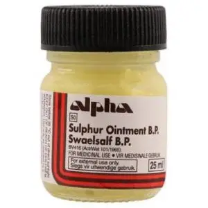 SULPHUR BP OINT 25G ALPHA
