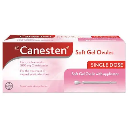 CANESTEN SOFT GEL OVULES 500MG 1