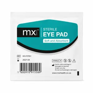 MX EYE PAD ADH 6X8CM