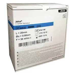 JELCO I.V. CANULA 22G BLUE 50