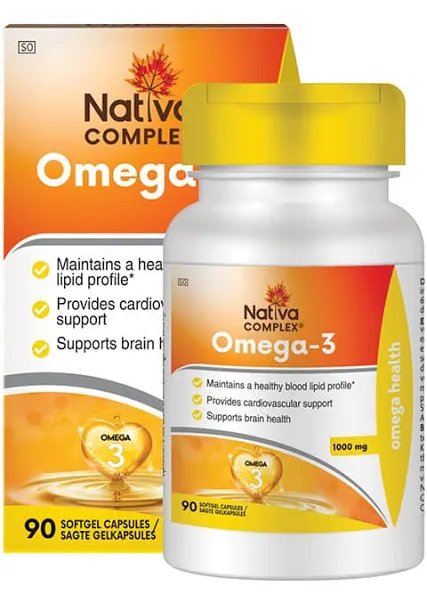 NATIVA OMEGA 3 COMP GEL CAPS 90