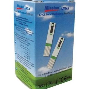 CHOLESTEROL MISSION ULTRA TEST STRIPS 25